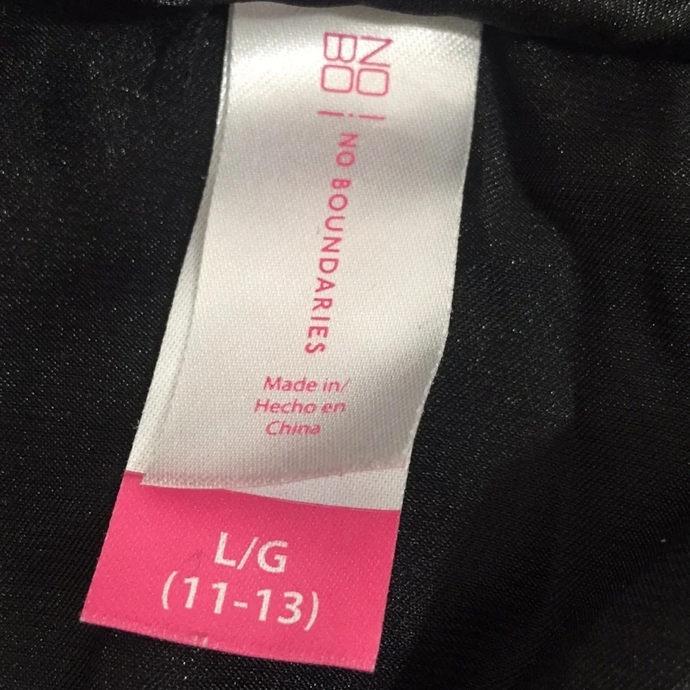 No Boundaries Juniors' Satin Bomber Jacket Large - Picture 5 of 6